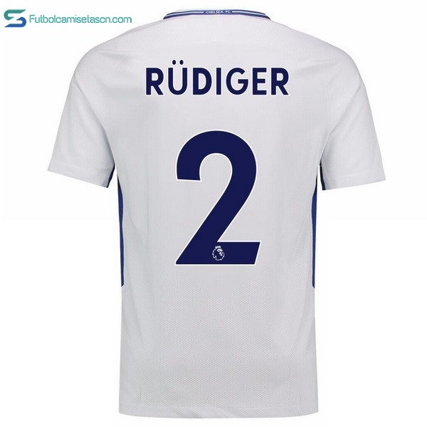 Camiseta Chelsea 2ª Rudiger 2017/18